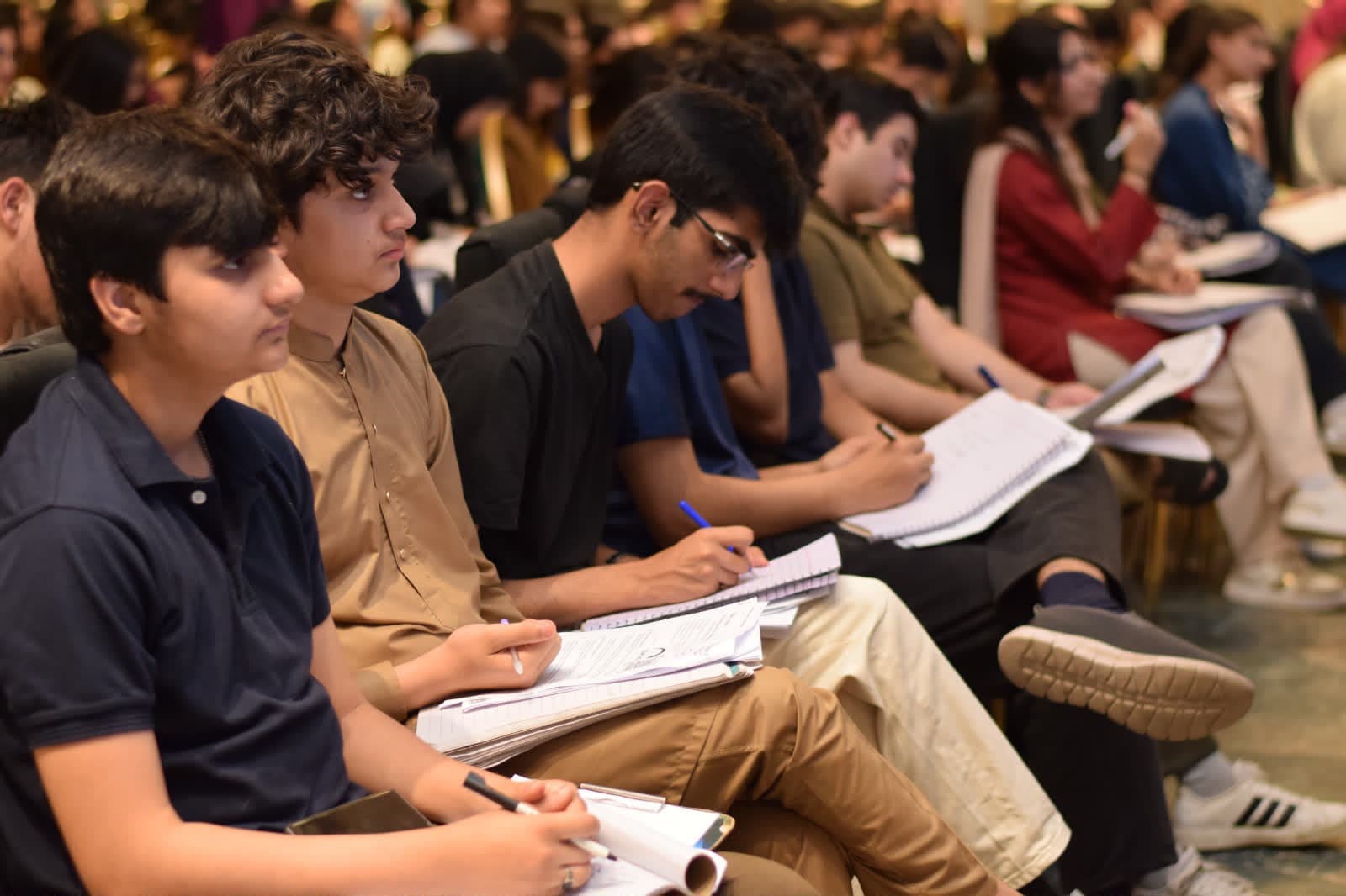 Students attending a Vision Academy workshop